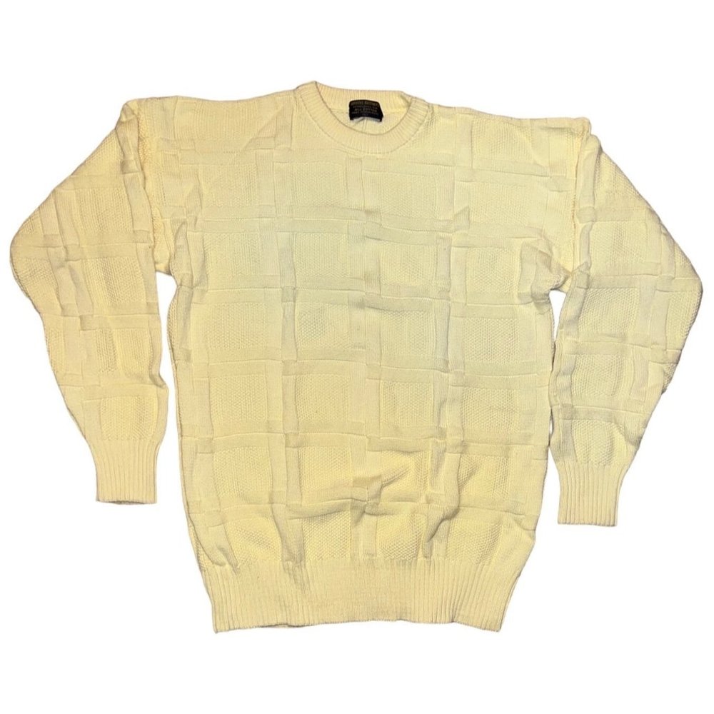 Vintage Brooks Brothers 3D Knit EUC Sweater SZ L